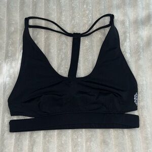FP Movement by Free People Black Strappy Sports Bra • XSMALL